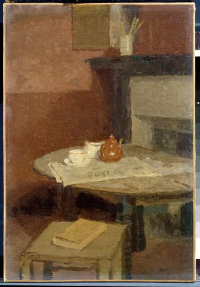 O pote de chá marrom, 1915-16 de Gwen John